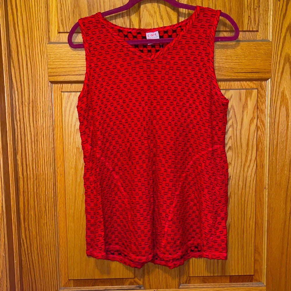 Women’s Red cotton tank